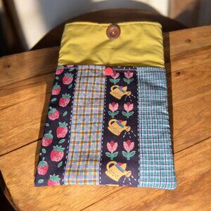 Handcrafted Book & Kindle Sleeve | Protective Pouch with Sewn Button Closure Kee